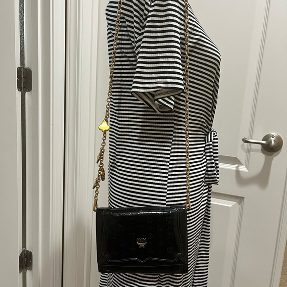 MCM Patent Sling Bag - Picture 13 of 15